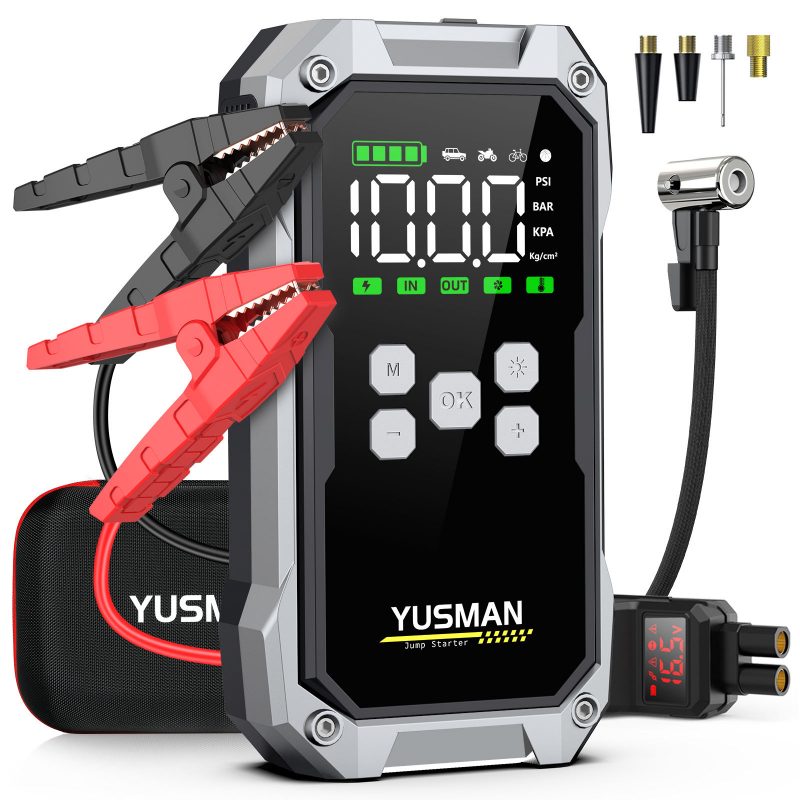 YUSMAN Electric Car Jump Starter Jump Starter air Pressure Jump Starter 20000mah Battery