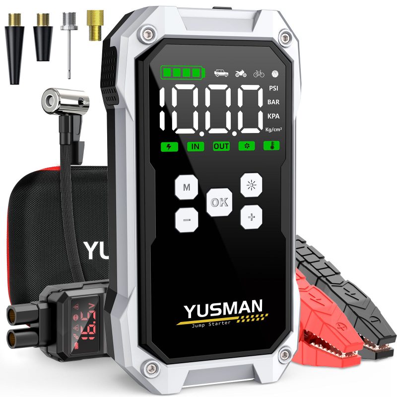 Car Jump Starter with Tire Inflator air Pump and Car Jump Starter Car Battery Jump Starter and Tire Inflator