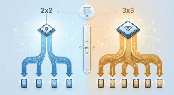 WiFi 6/6E Bandwidth Planning: 2×2 vs 4×4 MIMO WiFi 6 Capacity Benchmarks for Next-Gen Deployments