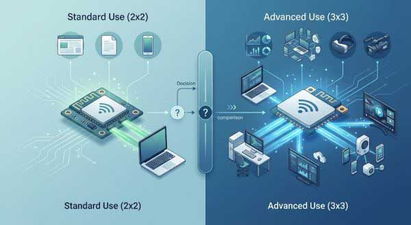 When to Choose 3×3 WiFi Module Instead of 2×2: Decision Framework for Product Designers