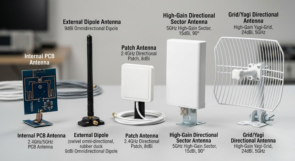  wireless AP antenna types