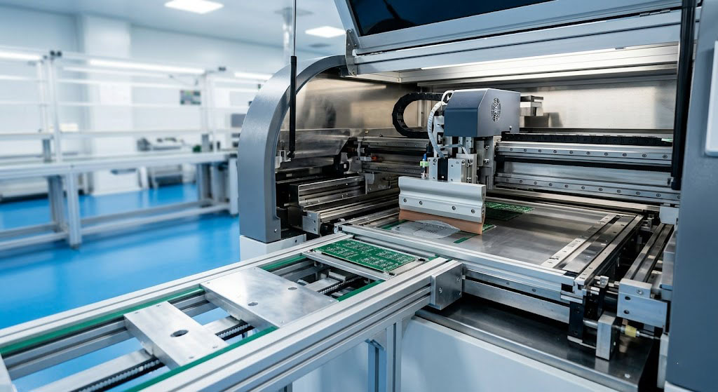 Automated production line for wireless AP motherboards