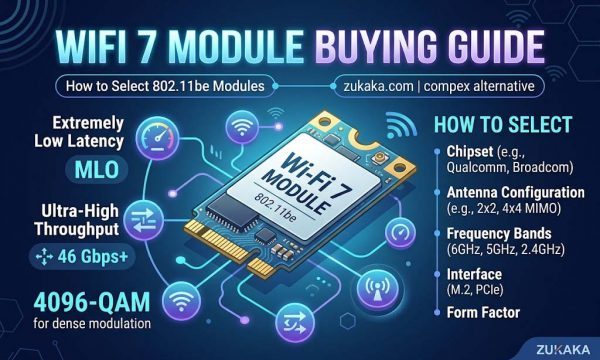WiFi 7 Module Buying Guide — How to Select 802.11be Modules | Zukaka Compex Alternative