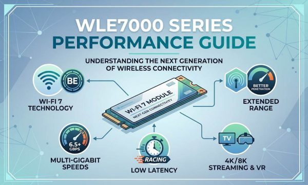Compex WLE7000 Series Guide — Mini PCIe WiFi 7 Module WLE7002E25/E26/E55/E56 WLE7000E2/E5/E6 Specs & Scenarios