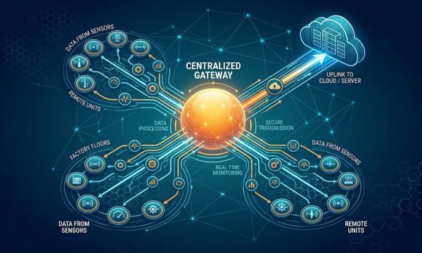 WiFi Module for Industrial Sensor Networks – Centralized Data Uplink