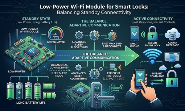 Low Power WiFi Module for Smart Locks – Balancing Standby & Connectivity