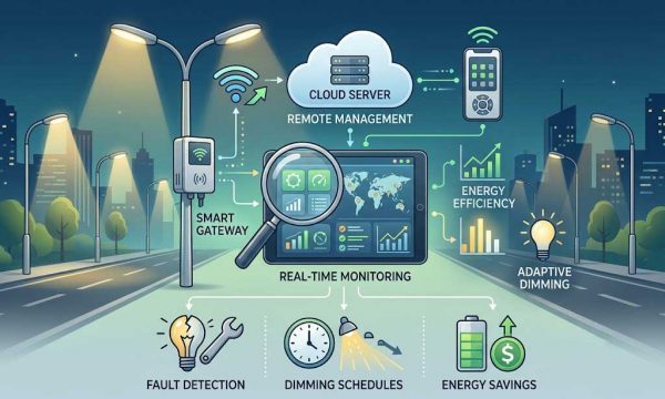 Smart City WiFi Module for Street Lighting – Remote Management & O&M