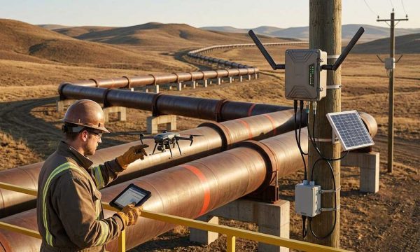 Industrial Wireless Bridge for Oil Pipeline Inspection