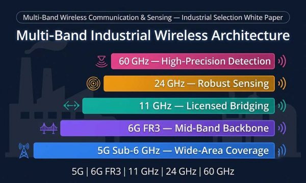 5G, 6G, 11GHz, 24GHz, 60GHz Multi-Band Wireless Communication and Sensing