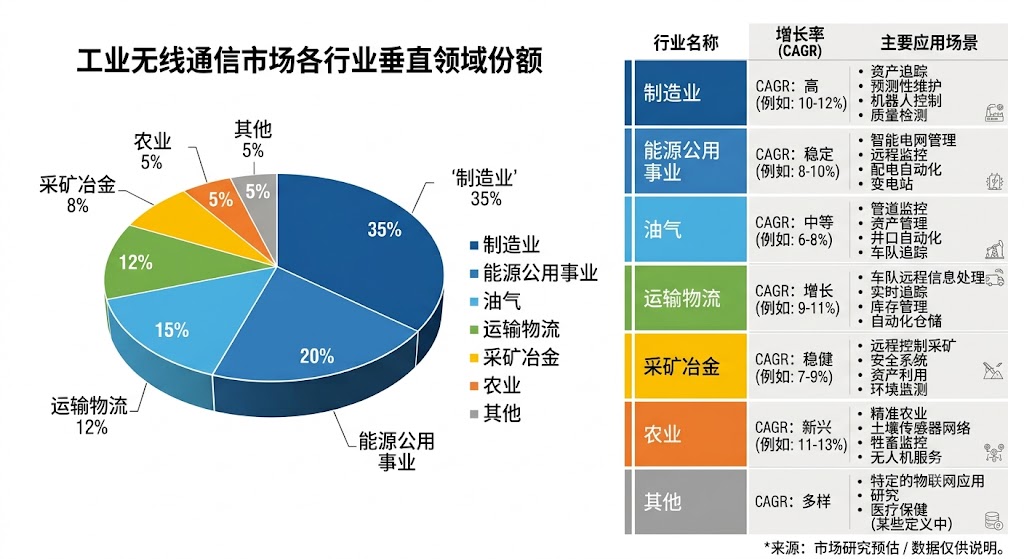 行业垂直领域市场份额