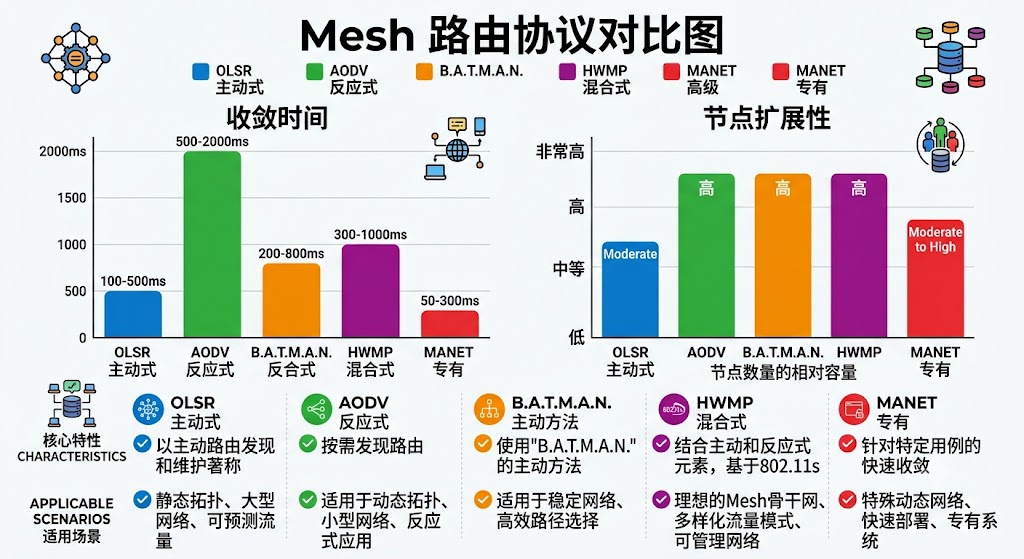 Mesh路由协议对比