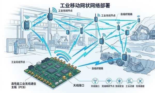 工业无线移动Mesh设备网络解决方案