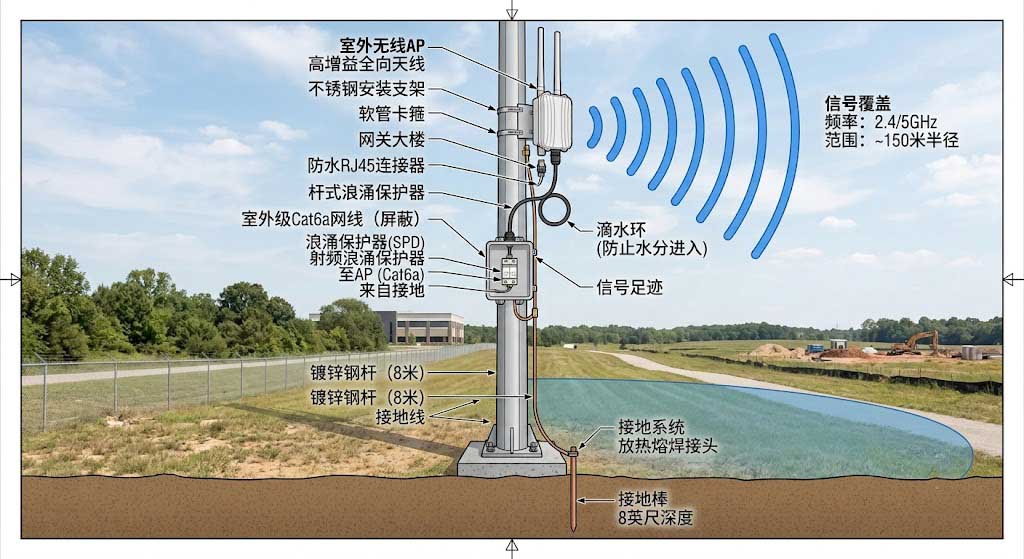 天线类型对比示意图