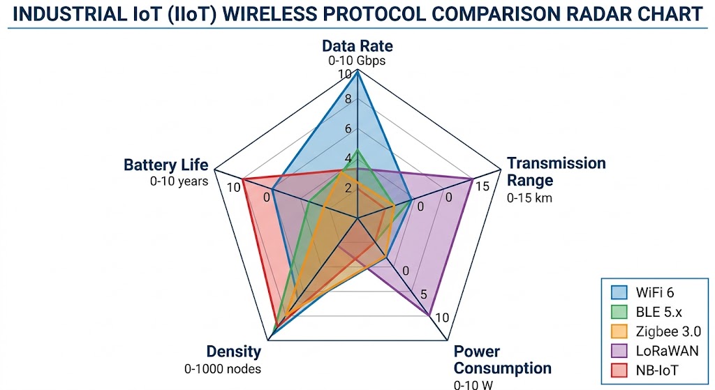 IIoT Wireless Protocol Comparison
