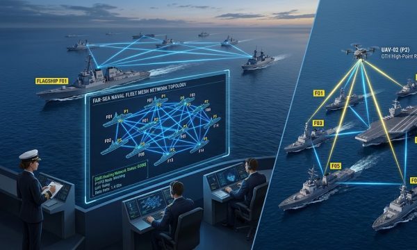 Maritime Rescue & Ship Squadron Communication Solution: 1.4G Mesh Anti-Multipath Beyond-Line-of-Sight Networking 50-150km