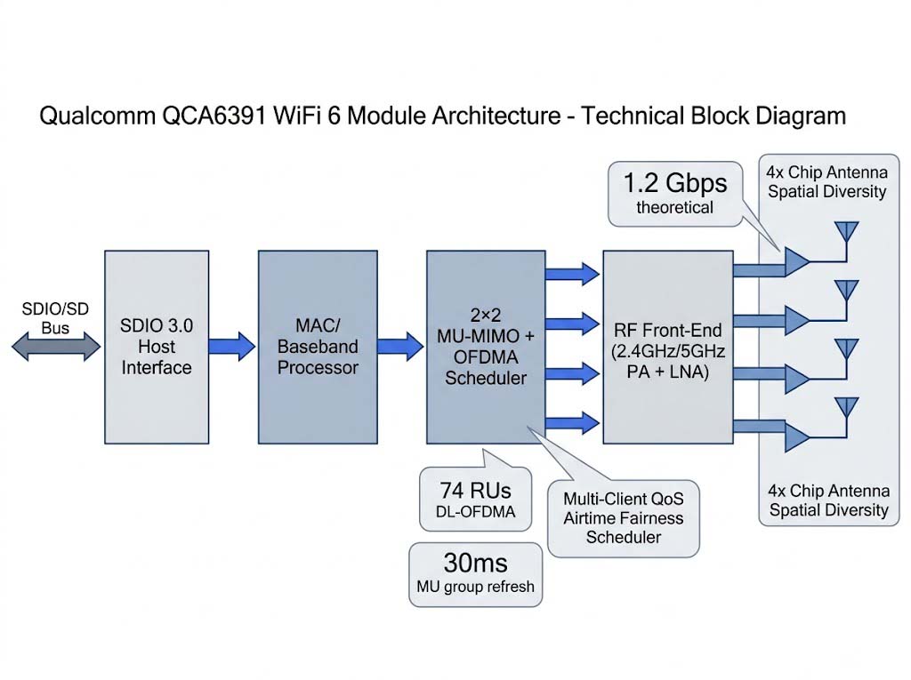 QCA6391 Module Architecture