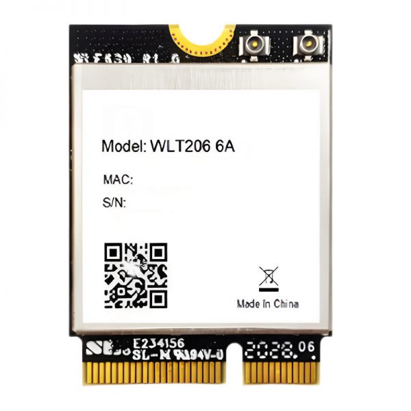 WiFi 6E Module Tri-band Dual Concurrent+BLE 5.1 QCA2062/2066 WLT206H