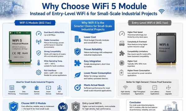 How to Choose a WiFi Module for Industrial Control Internet of Things Terminals?