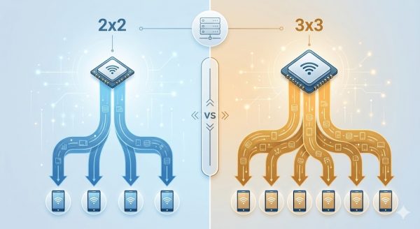WiFi 6/6E Bandwidth Planning: 2×2 vs 4×4 MIMO Capacity Benchmarks for Next-Gen Deployments