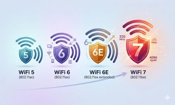 How to Select WiFi Module by Generation: WiFi5 / WiFi6 / WiFi6E / WiFi7？